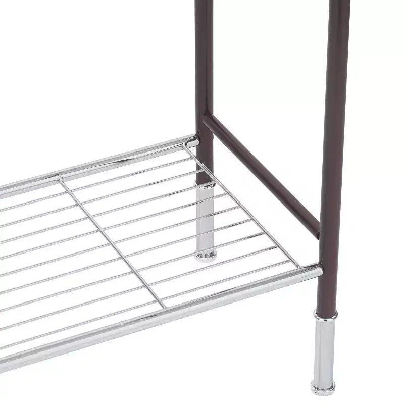 Duplex Line Towel Rack Gray - Organize It All