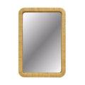 Nova Natural Rattan Rectangle Wall Mirror - Ink+Ivy