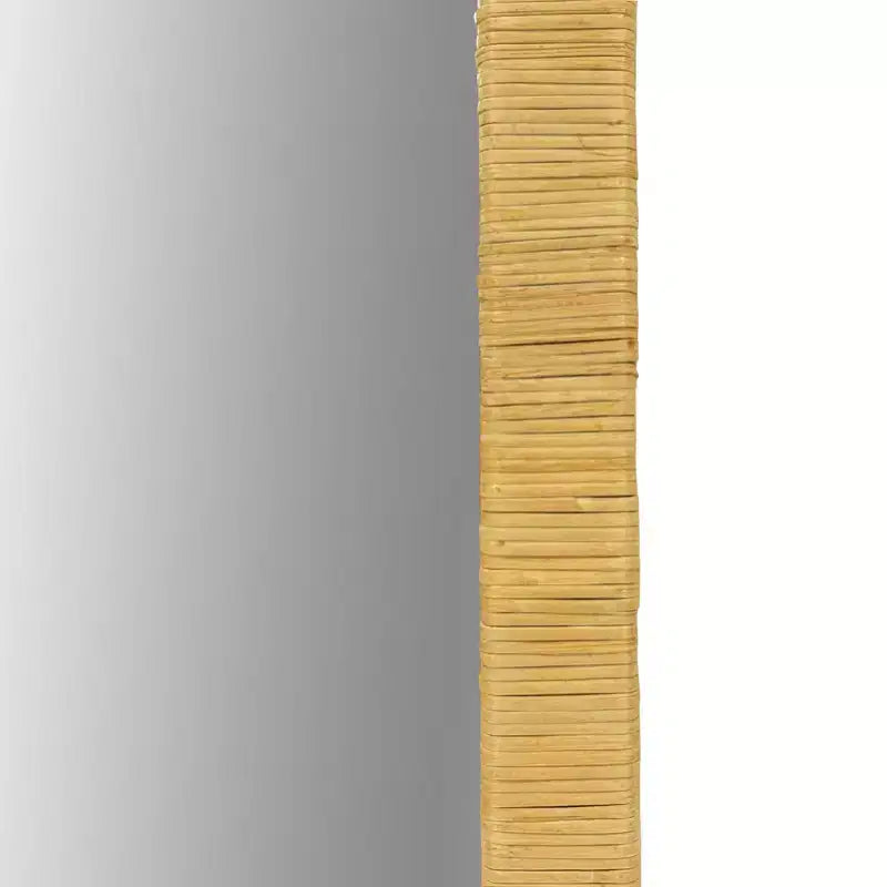 Nova Natural Rattan Rectangle Wall Mirror - Ink+Ivy
