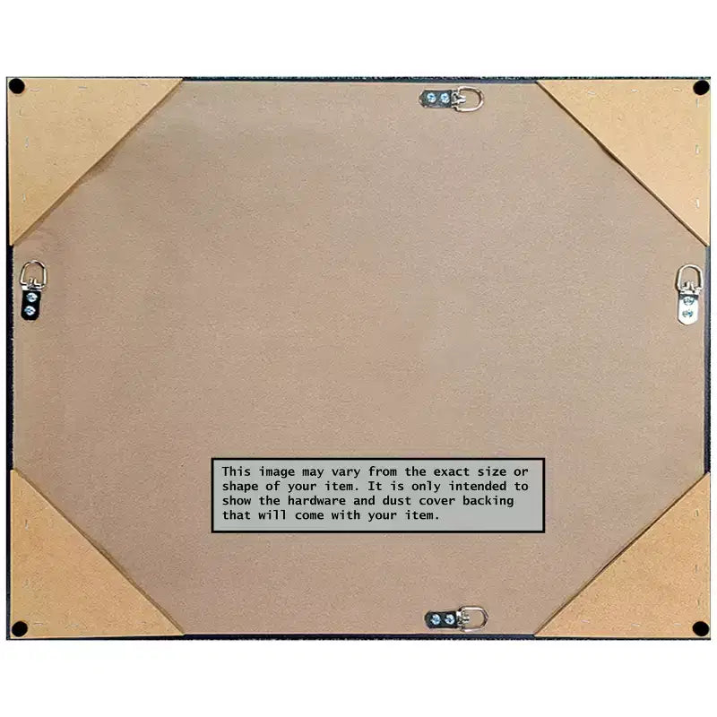 43" x 32" Non-Beveled Wall Mirror Coffee Bean Brown - Amanti Art: Modern Rectangular, Wall Mount