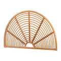 HomeStockRainbow Natural Bloom Rattan Wall Mounted Headboard