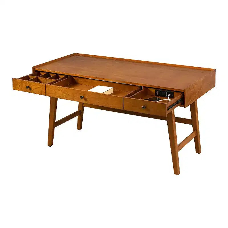 Felicity Desk With Built in Outlets| ART OF LIVING DESIGNS