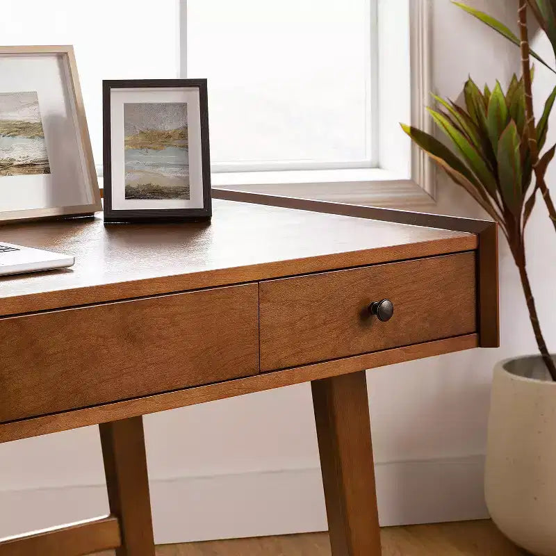 Felicity Desk With Built in Outlets| ART OF LIVING DESIGNS