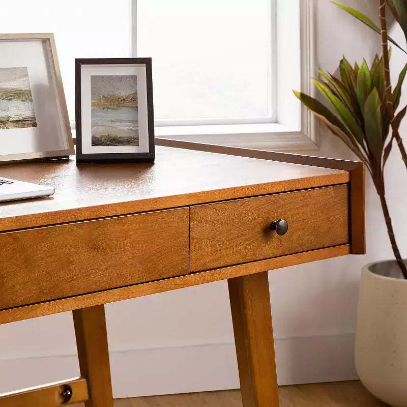 Felicity Desk With Built in Outlets| ART OF LIVING DESIGNS