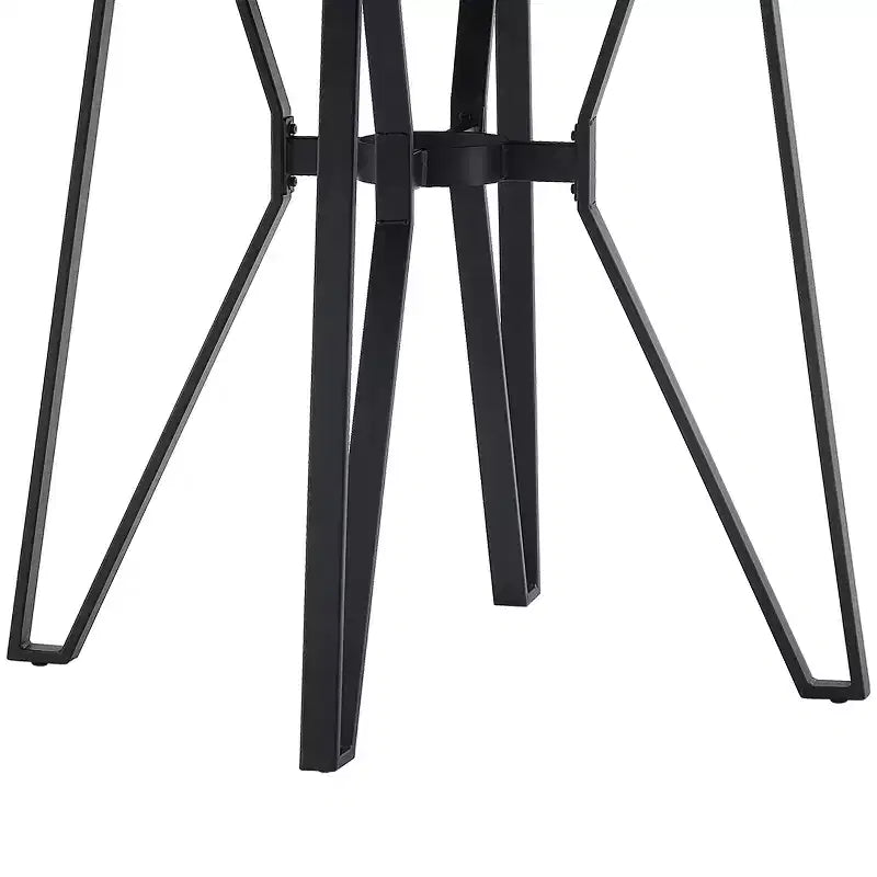 Christopher Knight Home Wedy 46.85 Round Top 4 Seats Counter Height Table with Hairpin Leg