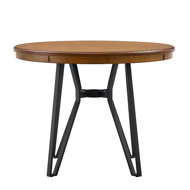 Christopher Knight Home Wedy 46.85" Round Top 4-Person Counter Height Table with Hairpin Legs