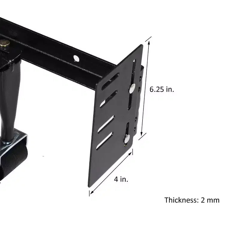 Kings Brand Bed Frame Headboard Bracket Modification Modi-Plate, Set of 2 Plates