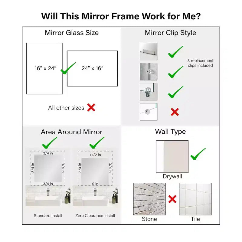 Amanti Art Mirror Makeover Bathroom Mirror Frame Border Kit - Fully Assembled Peel and Stick Frame - Mirror NOT Included - Accent Bronze Narrow Trim