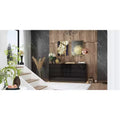 Hitow 8 Drawer Dresser with Underlight High Gloss Finish Modern Chest of Drawers