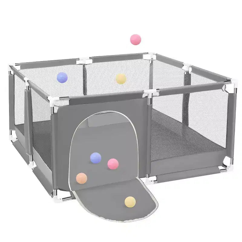 GOTGELIF 50x50 4-Panel Baby Playpen Spacious & Secure Portable Playard