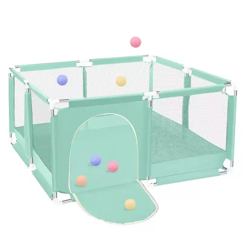 GOTGELIF 50x50 4-Panel Baby Playpen Spacious & Secure Portable Playard