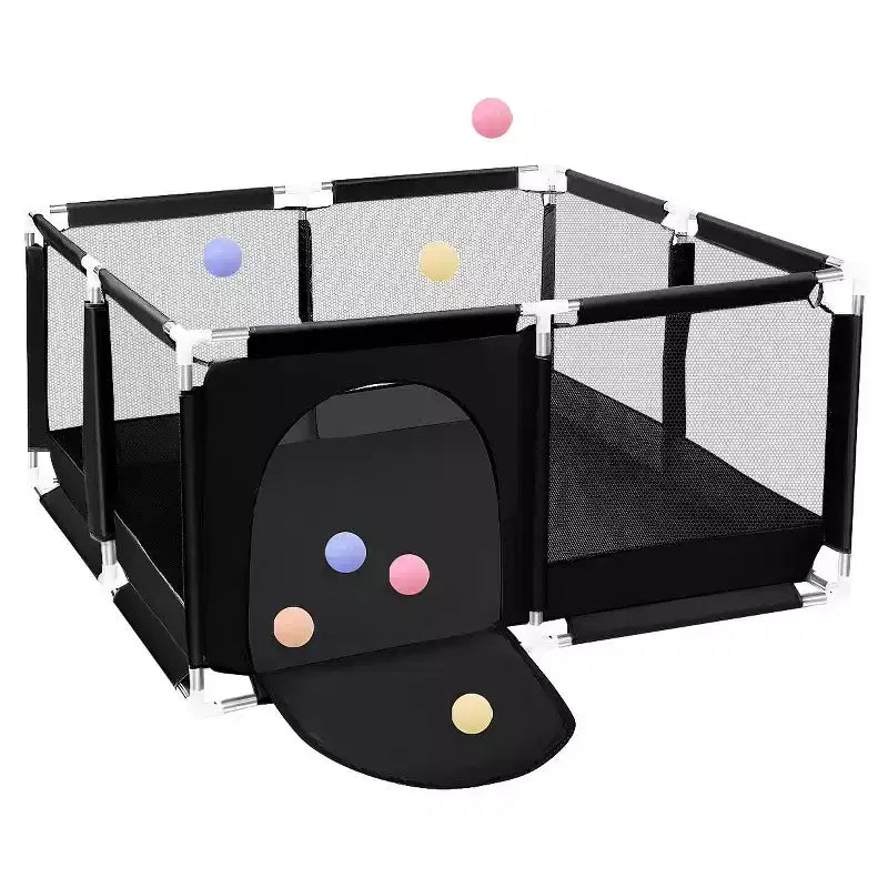 GOTGELIF 50x50 4-Panel Baby Playpen Spacious & Secure Portable Playard