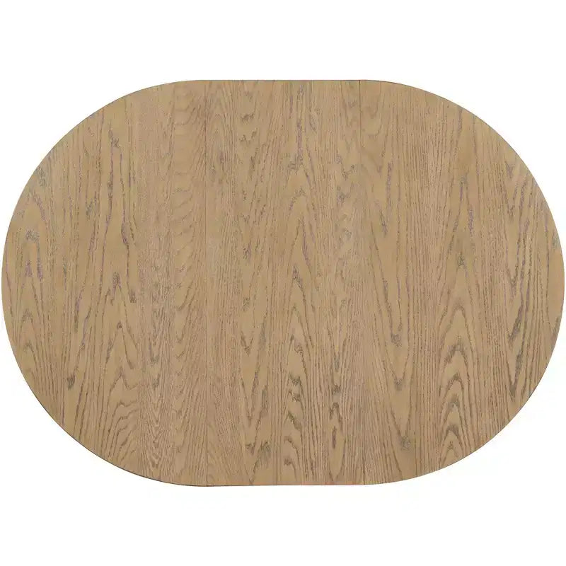 Whisen Farmhouse 4 Legs X-shaped Base Dining Table with 16 in. Leaf