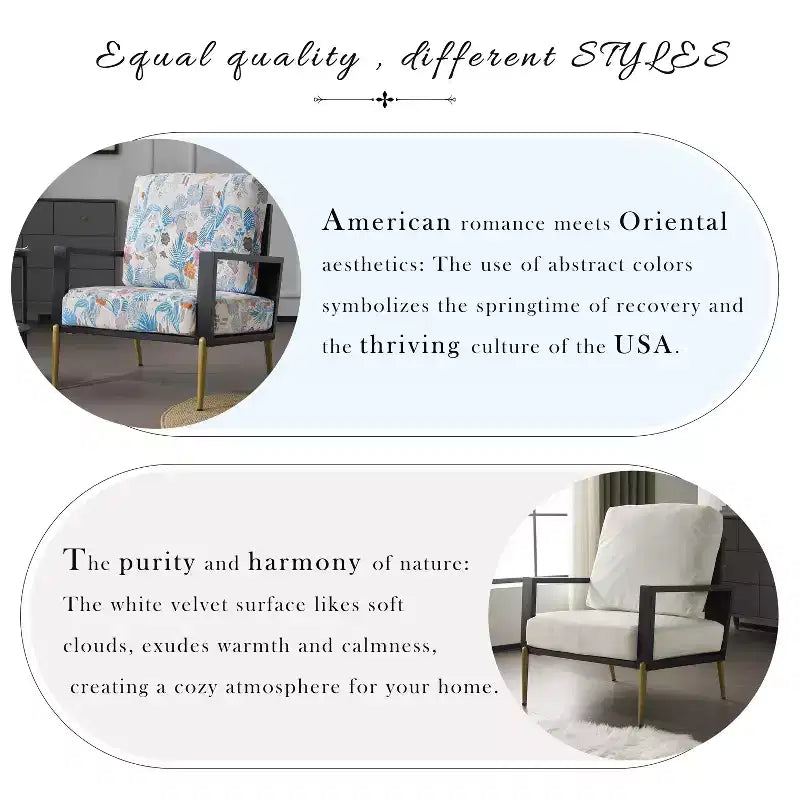 Christopher Knight Home Thurman Mid-Century Modern Metal and Rubberwood Velvet Arm Chair