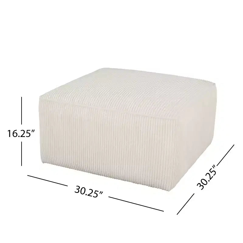 Christopher Knight Home Yzabella Modern Indoor Versatile Upholstered Square Ottoman