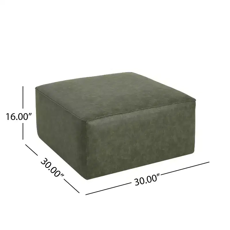 Christopher Knight Home Yzabella Modern Indoor Versatile Upholstered Square Ottoman