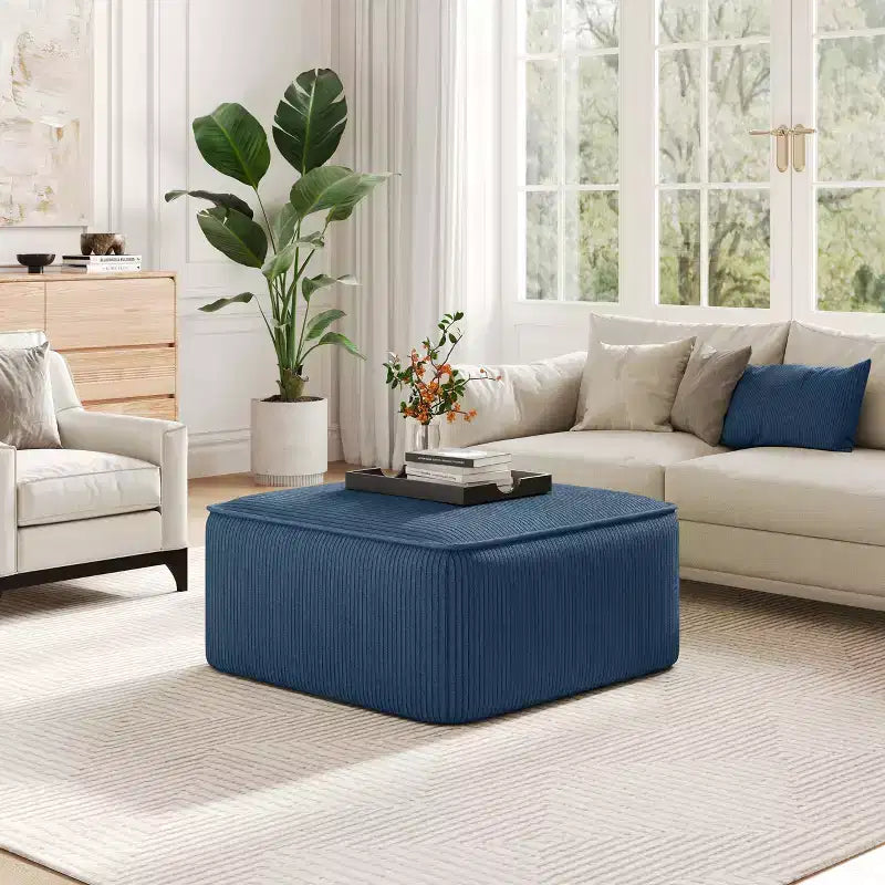 Christopher Knight Home Yzabella Modern Indoor Versatile Upholstered Square Ottoman