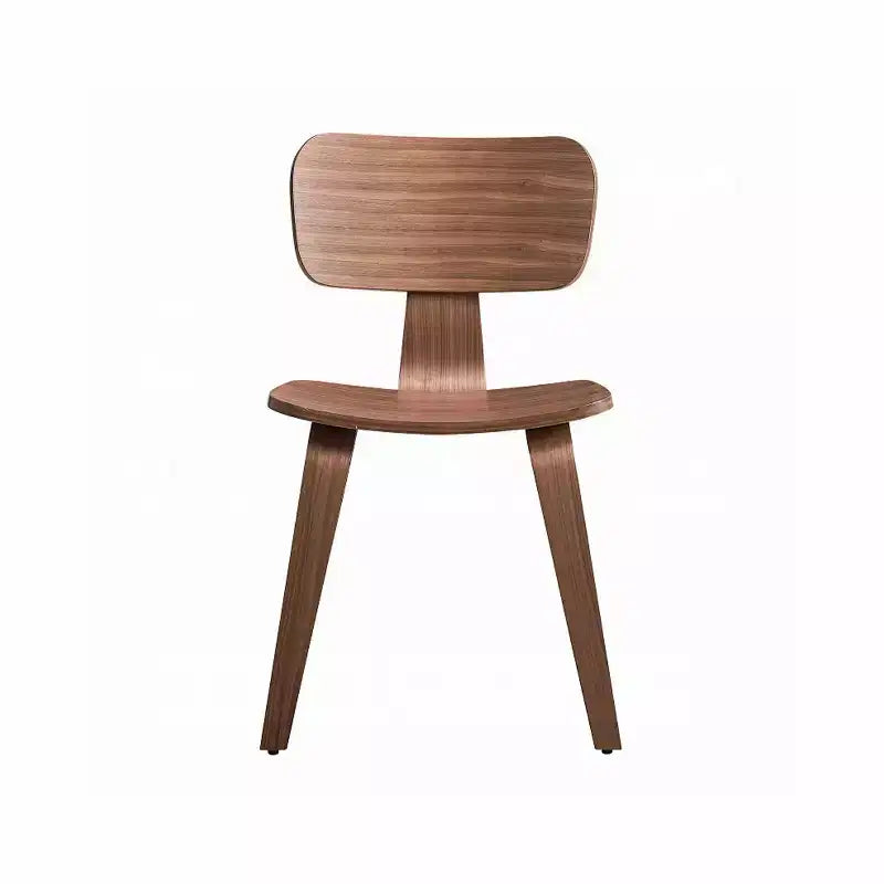 Simple Relax Set of 2 Wooden Side Chairs in Walnut