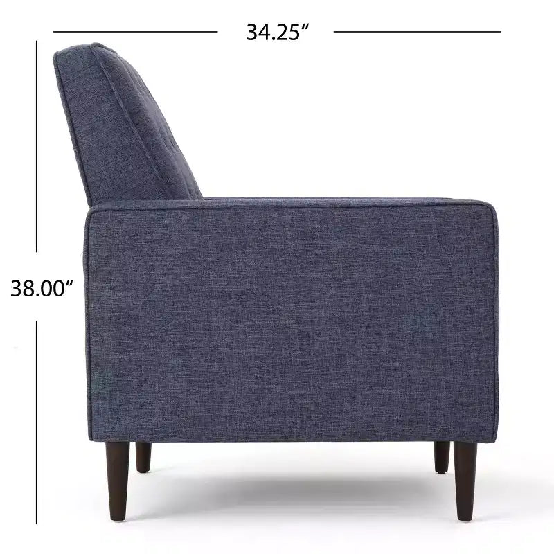GDFStudio Mason Mid Century Modern Tufted Pushback Recliners (Set of 2)