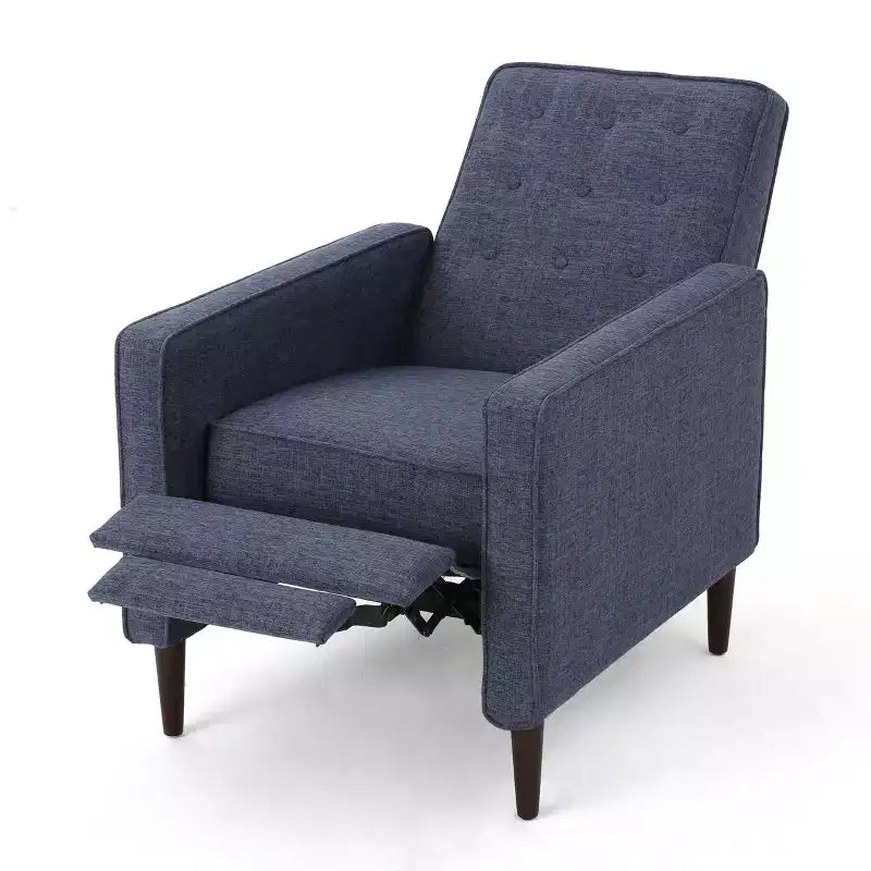 GDFStudio Mason Mid Century Modern Tufted Pushback Recliners (Set of 2)