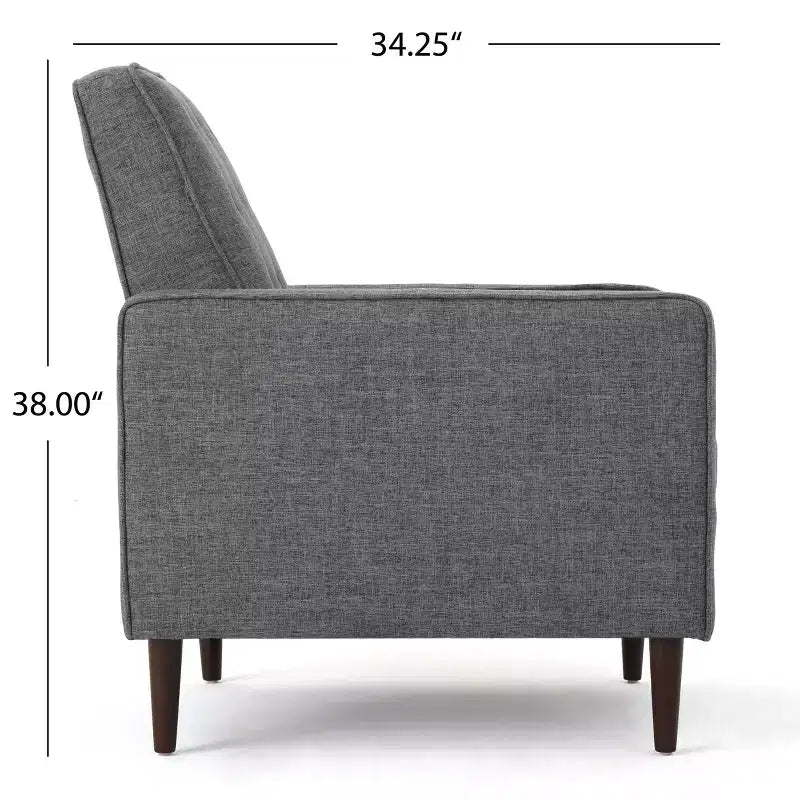 GDFStudio Mason Mid Century Modern Tufted Pushback Recliners (Set of 2)