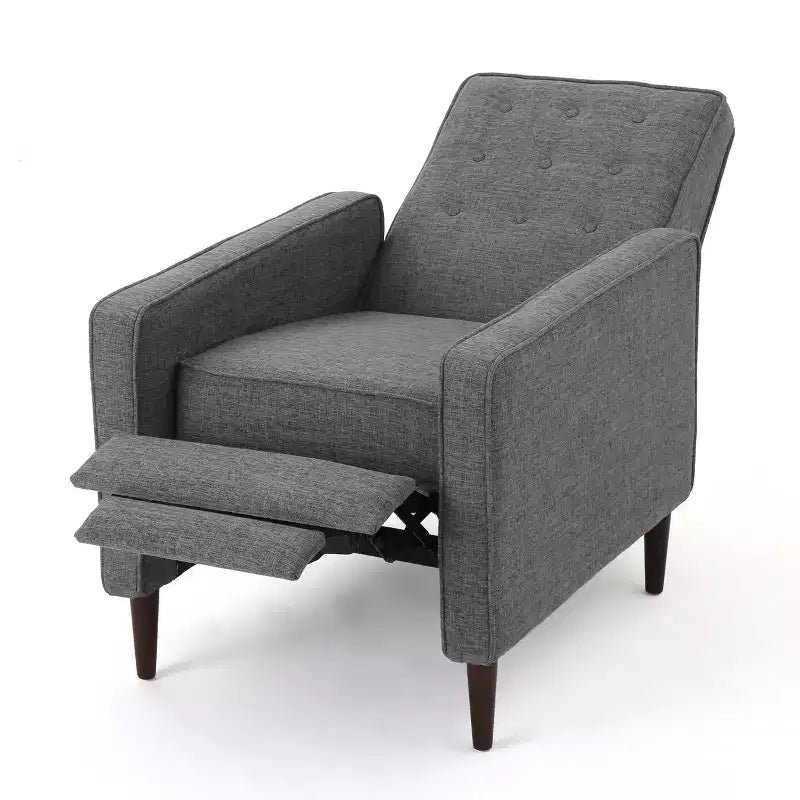 GDFStudio Mason Mid Century Modern Tufted Pushback Recliners (Set of 2)
