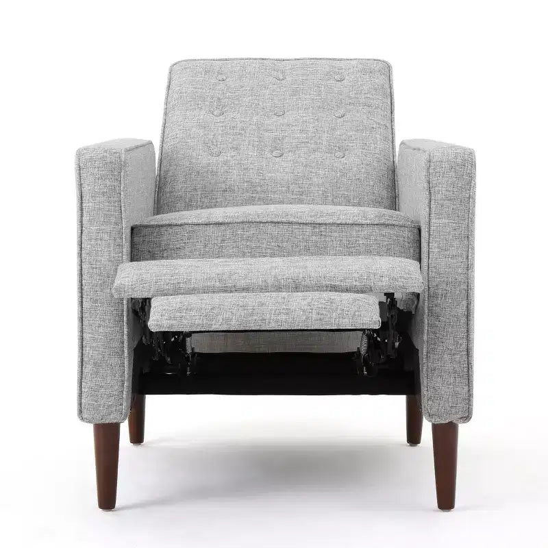 GDFStudio Mason Mid Century Modern Tufted Pushback Recliners (Set of 2)