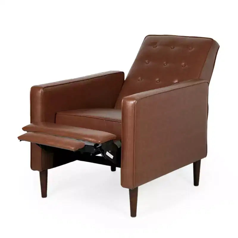 GDFStudio Mason Mid Century Modern Tufted Pushback Recliners (Set of 2)