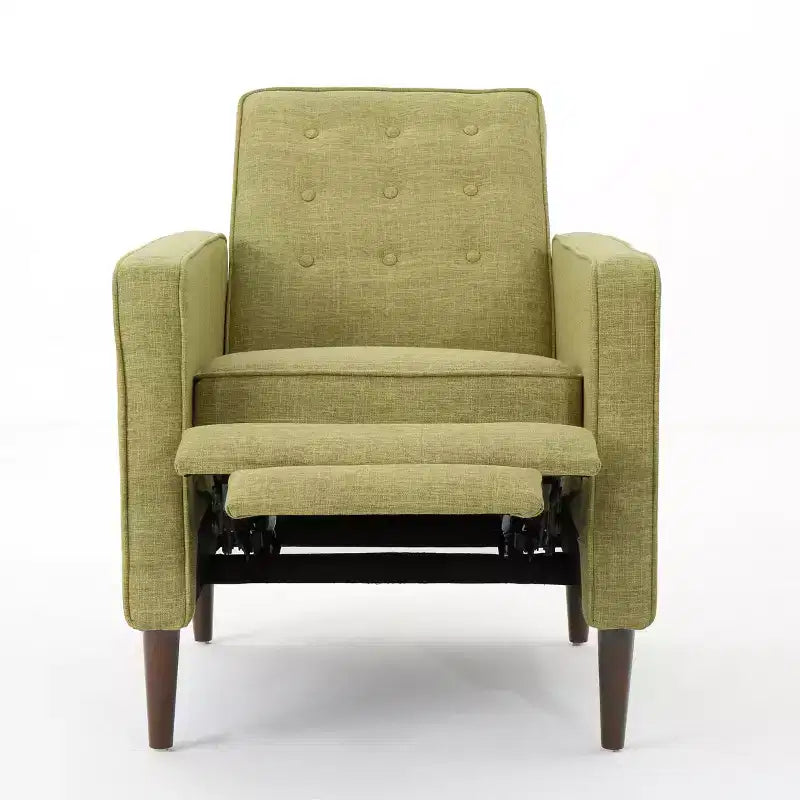 GDFStudio Mason Mid Century Modern Tufted Pushback Recliners (Set of 2)