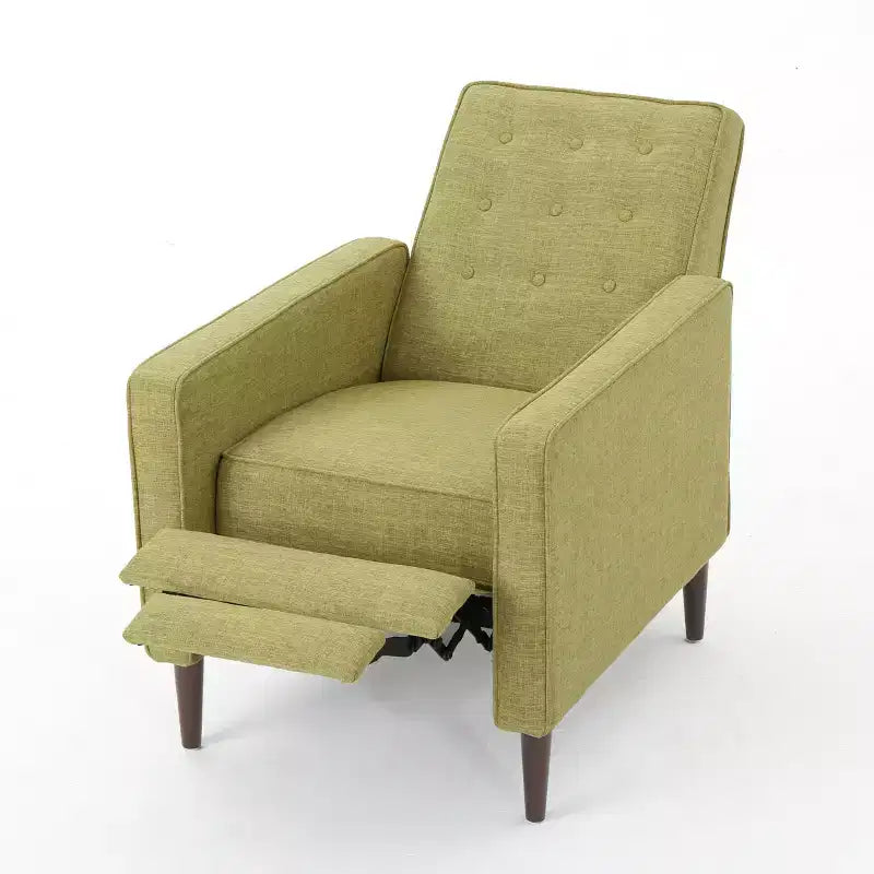 GDFStudio Mason Mid Century Modern Tufted Pushback Recliners (Set of 2)