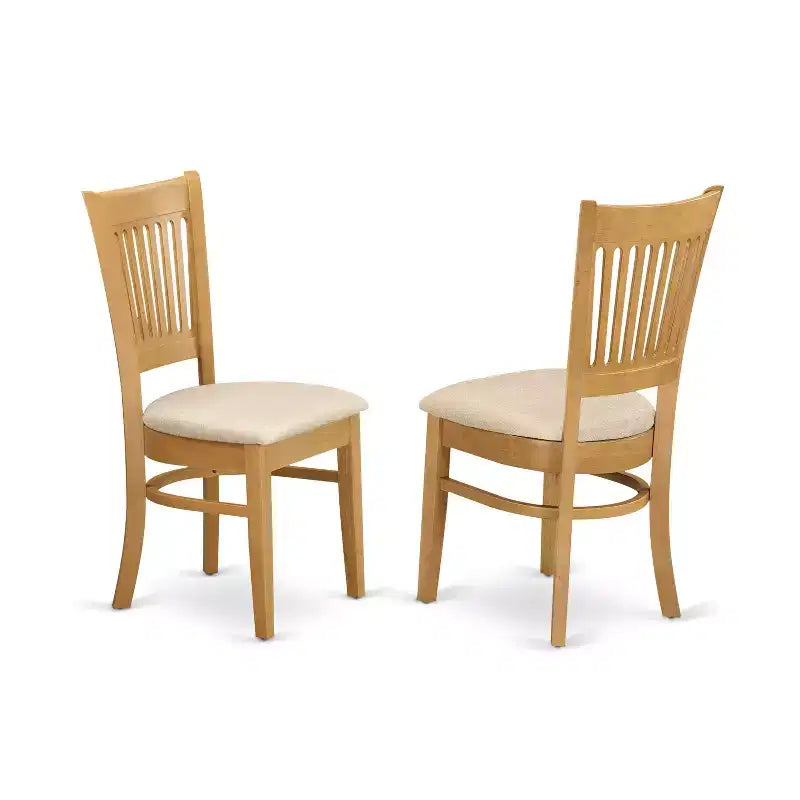 Asian Hardwood Kitchen Dinette Table And Dining Chairs Set Oak Finish