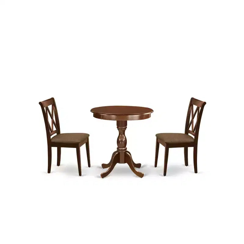 HomeStock Round Dining Table Set Modern Style