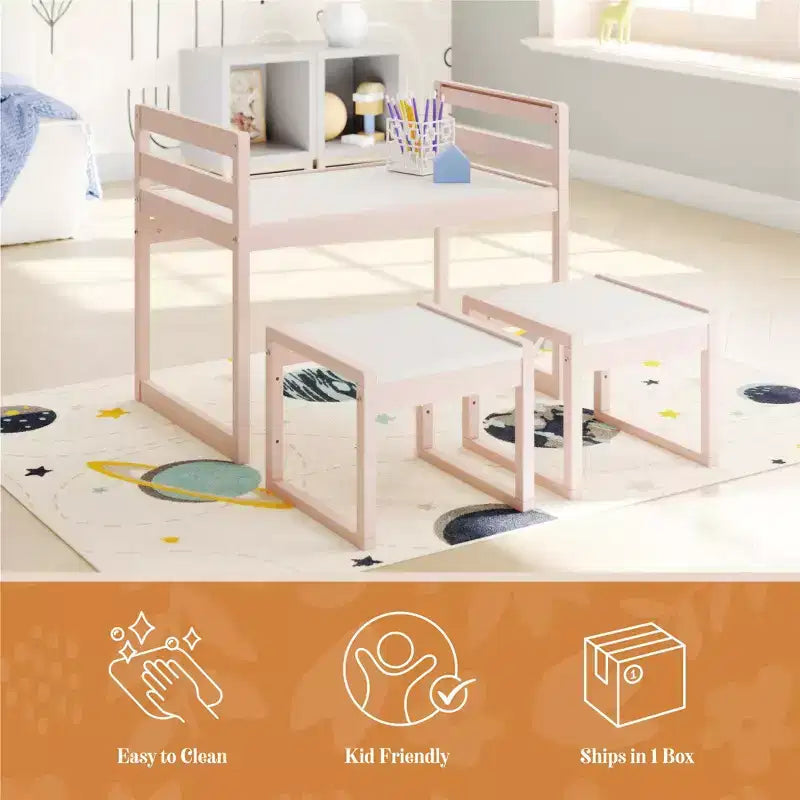 Max & Finn Signy 3-Piece Kids Activity Table Set