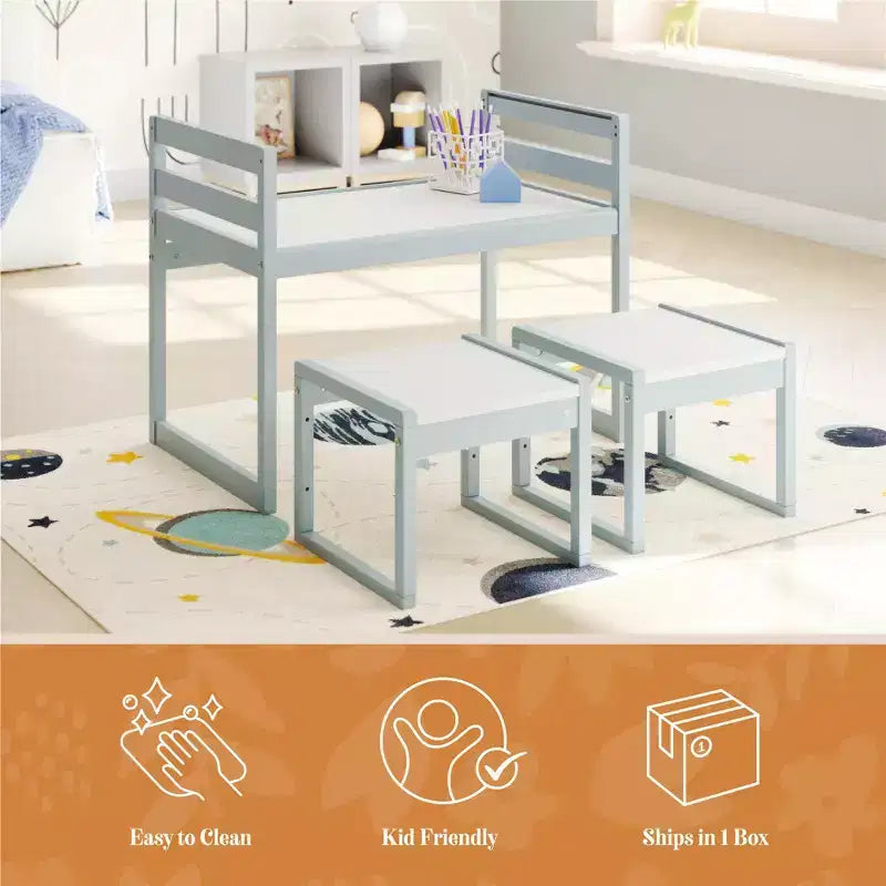 Max & Finn Signy 3-Piece Kids Activity Table Set