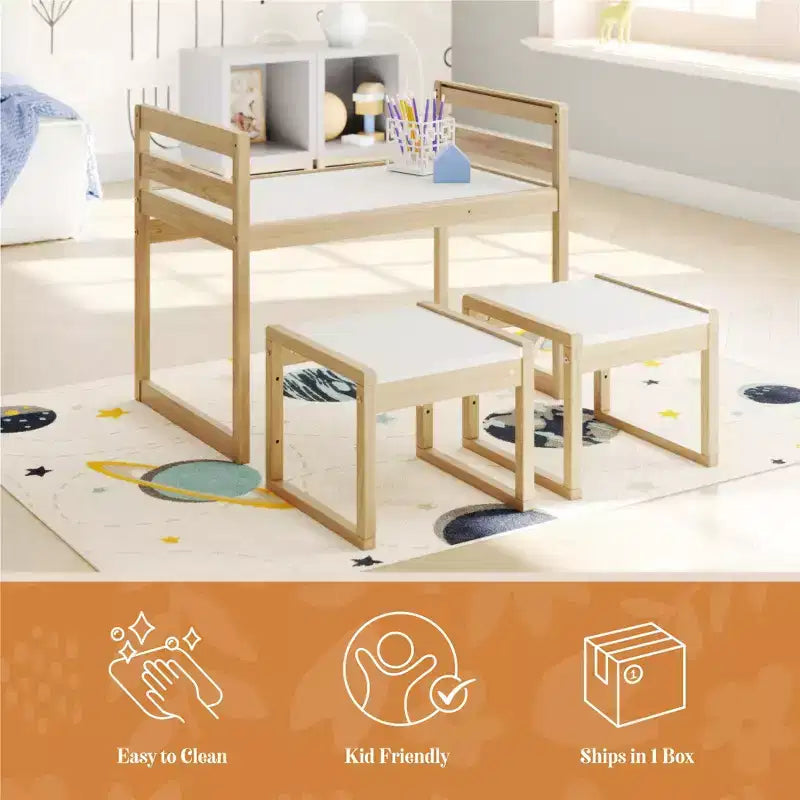 Max & Finn Signy 3-Piece Kids Activity Table Set