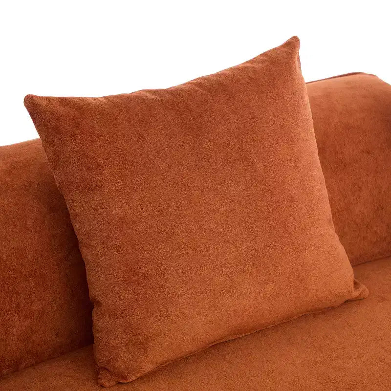 Christopher Knight Home Hailey 126 Modern Boucle Upholstered 5 Seater Curved Sectional Sofa with Pillows