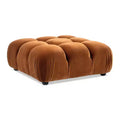 Jennifer Taylor Home Marcel 36 Bubble Modular Modern Cocktail Ottoman, Olive Green Performance Velvet