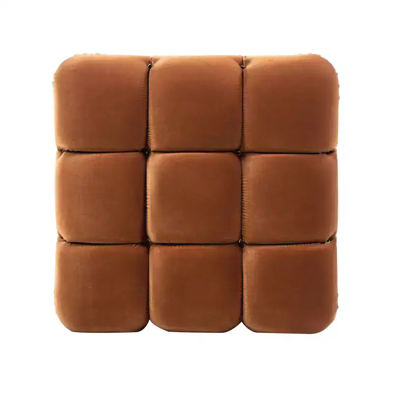 Jennifer Taylor Home Marcel 36 Bubble Modular Modern Cocktail Ottoman, Olive Green Performance Velvet