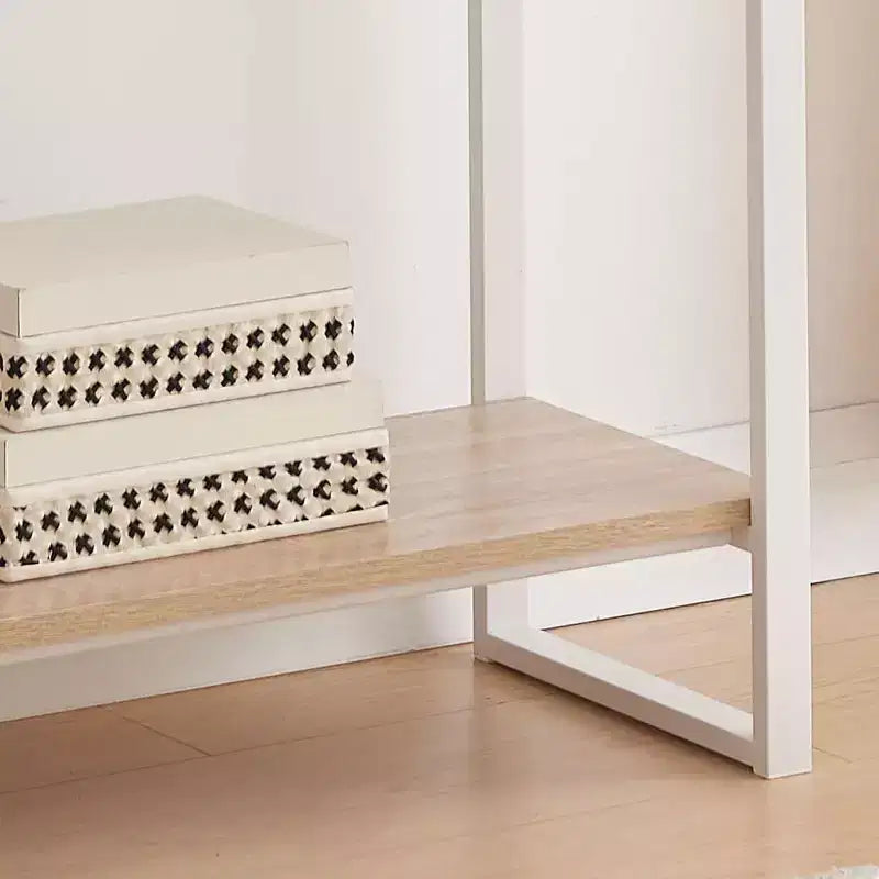 Kings Brand Furniture Console Table with Shelves - Modern Metal Wood Sofa Table for Living Room, Entryway, Hallway, Foyer