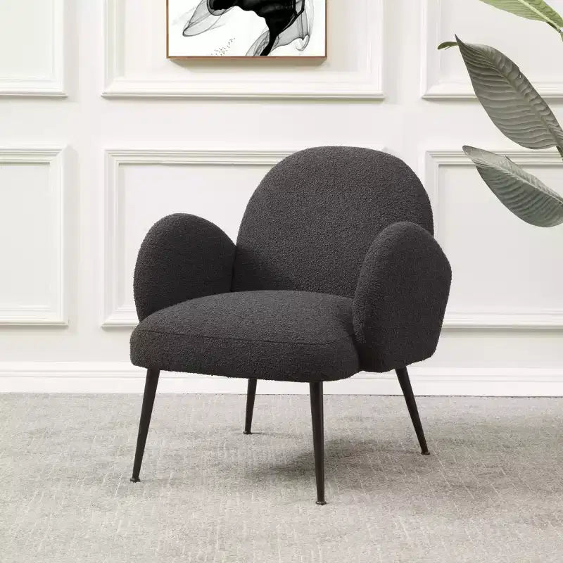 Crystalyn Boucle Accent Chair - SFV4790 - Safavieh Couture