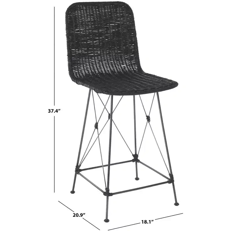 Minerva Weaved Counter Stool (Set Of 2) - BST6505 - Safavieh