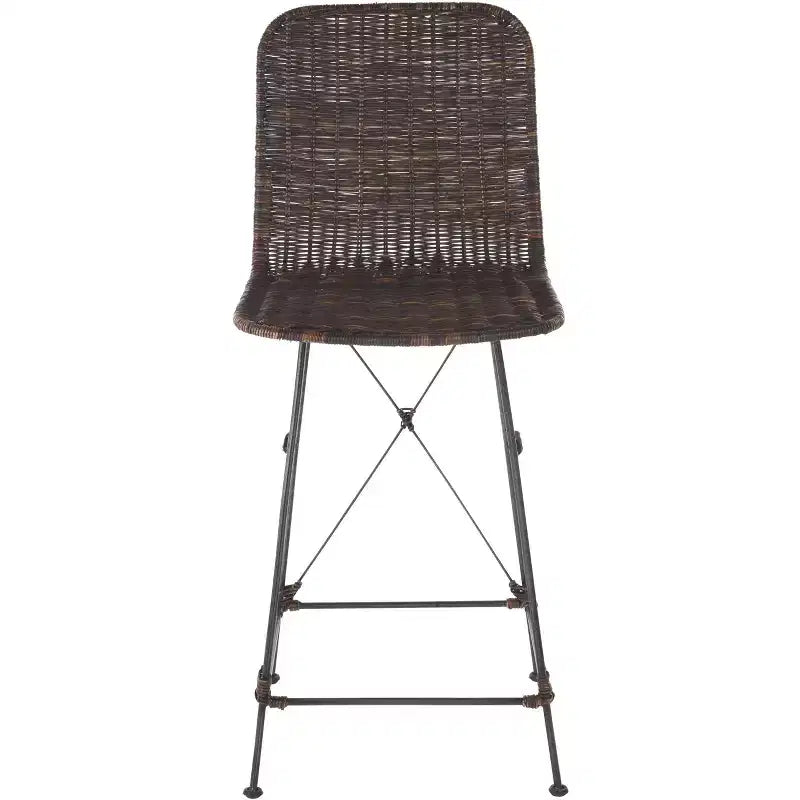 Minerva Weaved Counter Stool (Set Of 2) - BST6505 - Safavieh