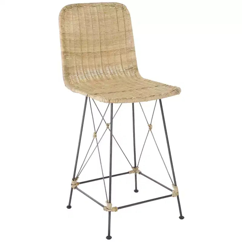 Minerva Weaved Counter Stool (Set Of 2) - BST6505 - Safavieh