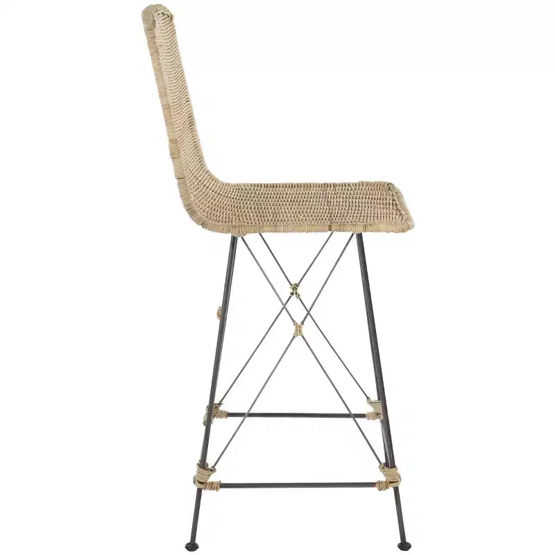 Minerva Weaved Counter Stool (Set Of 2) - BST6505 - Safavieh