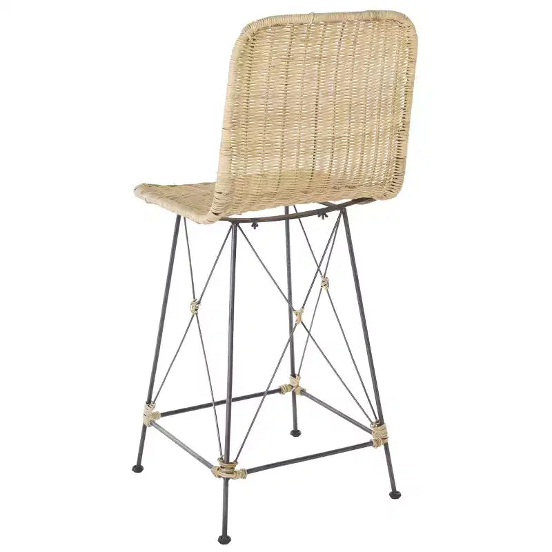 Minerva Weaved Counter Stool (Set Of 2) - BST6505 - Safavieh