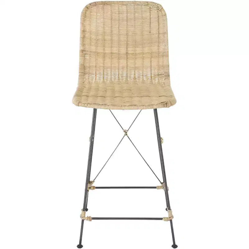 Minerva geflochtener Thekenhocker (2er-Set) - BST6505 - Safavieh