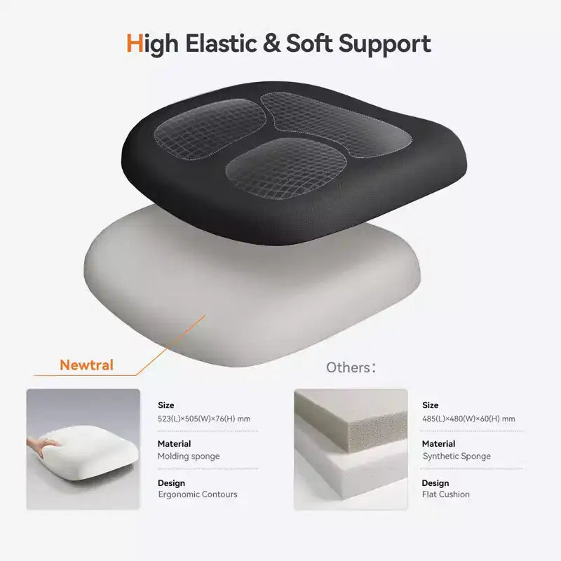 Fauteuil de bureau ergonomique noir