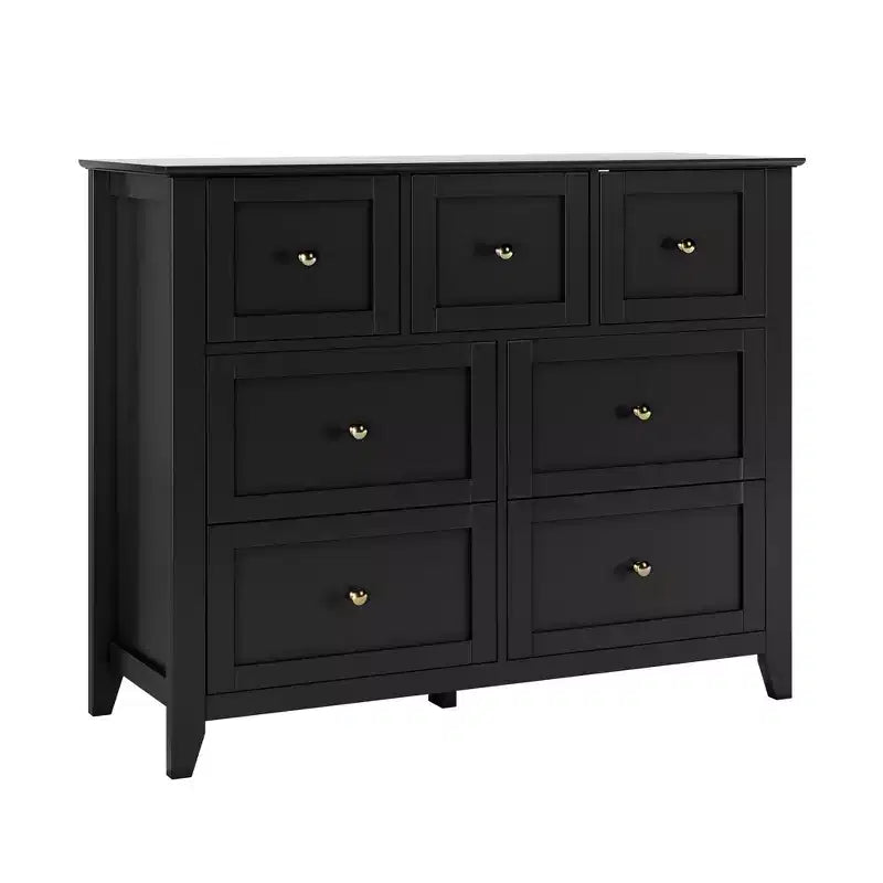 Commode de chambre en bois de style ferme, commode de rangement pour vêtements