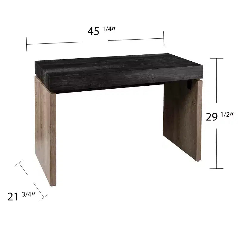 Hapsford Writing Desk - Black - SEI