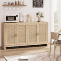 Modern Rattan Storage Cabinet